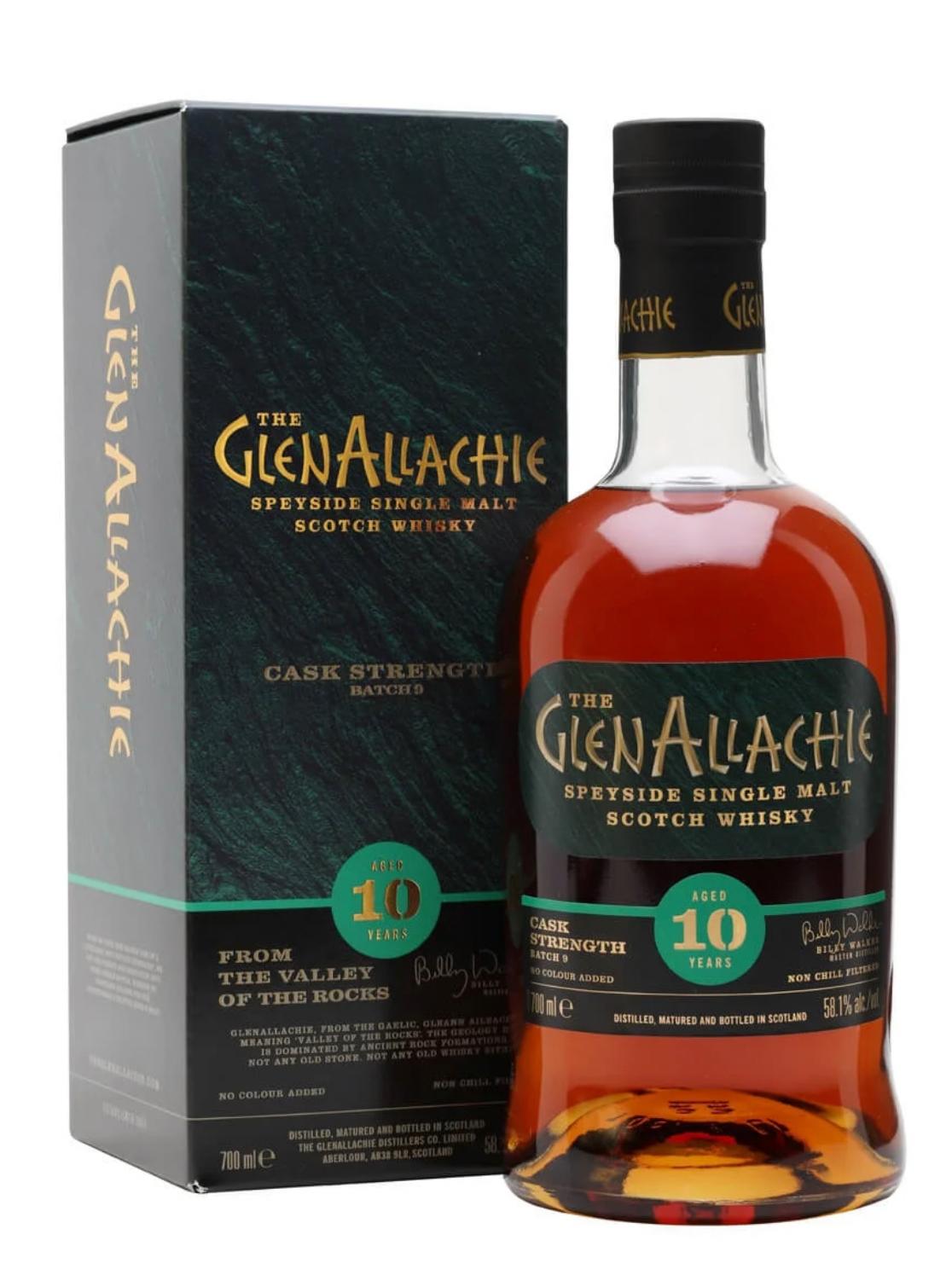 New Arrival - GlenAllachie 10 Year Old Cask Strength Batch 9 70cl 58.1%